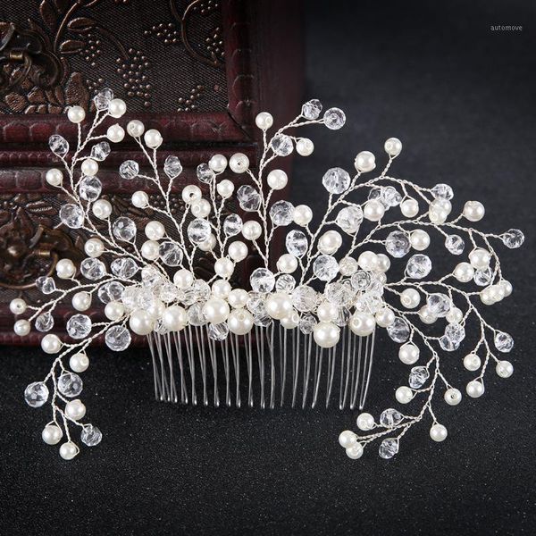 plant pearl hair combs wedding women crystal bridal hair ornament head decoration elegant beautiful jewelry1, Golden;silver
plant pearl hair combs wedding women crystal bridal hair ornament head decoration elegant beautiful jewelry1, Golden;silver