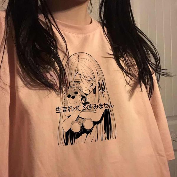 свободная уличная одежда harajuku письмо печать kawaii летняя мода женский повседневная эстетика япония мультфильм девушка tee punk gothic t, White
свободная уличная одежда harajuku письмо печать kawaii летняя мода женский повседневная эстетика япония мультфильм девушка tee punk gothic t, White