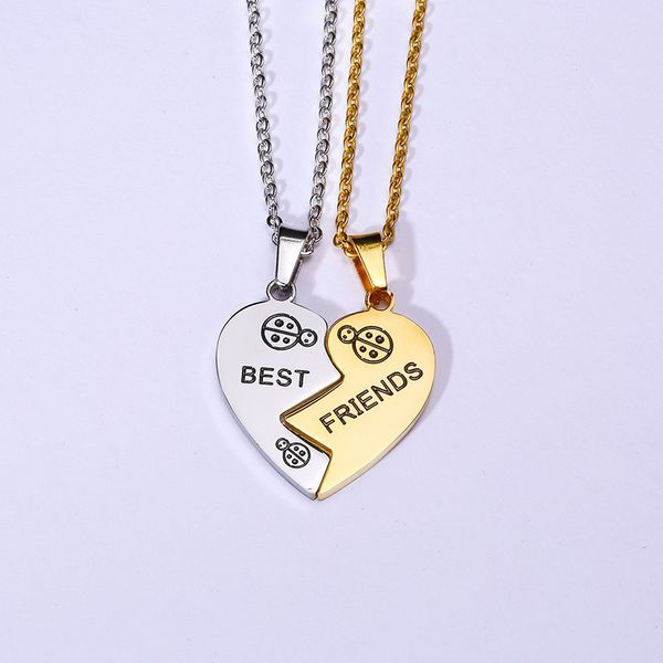 qwc ccn143 stainless couple necklace sell 28mm lock heart gift women jewelry q1209, Bronze;silver
qwc ccn143 stainless couple necklace sell 28mm lock heart gift women jewelry q1209, Bronze;silver