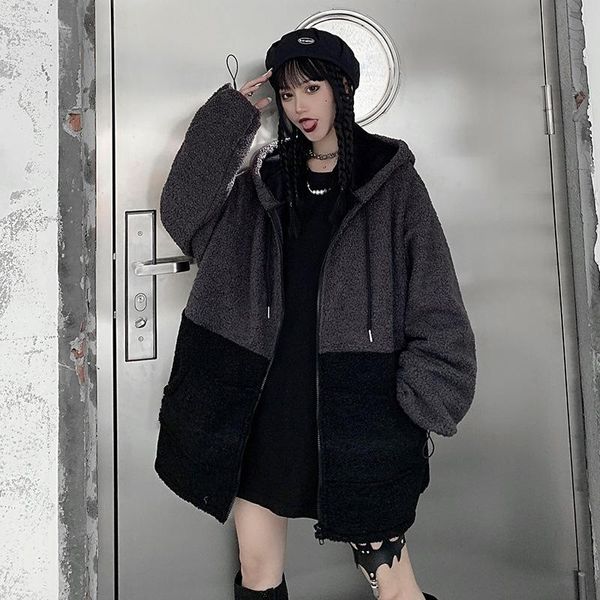 ruibbit punk autumn winter women harajuku punk gothic girls black grey hoodies sweatshirt hooded velvet japanese plus size, Black;brown
ruibbit punk autumn winter women harajuku punk gothic girls black grey hoodies sweatshirt hooded velvet japanese plus size, Black;brown