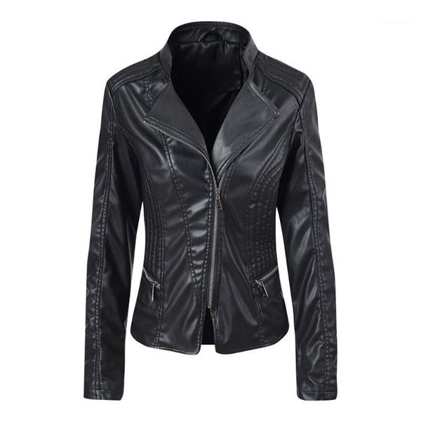 solid jackets for women slim fit zipper long sleeve bomber jacket casual autumn warm coat casacas de mujer de moda 2020 30#1, Black;brown
solid jackets for women slim fit zipper long sleeve bomber jacket casual autumn warm coat casacas de mujer de moda 2020 30#1, Black;brown