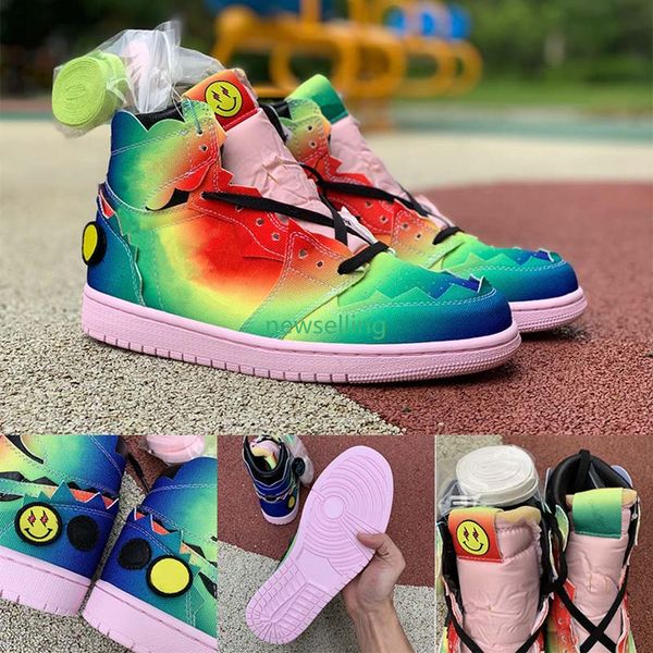 2021 j balvin new 1 high og basketball shoes mens womens jumpman 1s jbalvin tie dye luxurys designer sneakers trainers 36-46, White;red
2021 j balvin new 1 high og basketball shoes mens womens jumpman 1s jbalvin tie dye luxurys designer sneakers trainers 36-46, White;red