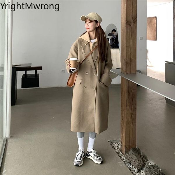 women's wool & blends patchwork contrast hooded hat midi long khaki black woolen coat double breasted overcoat women korean windbreaker
women's wool & blends patchwork contrast hooded hat midi long khaki black woolen coat double breasted overcoat women korean windbreaker