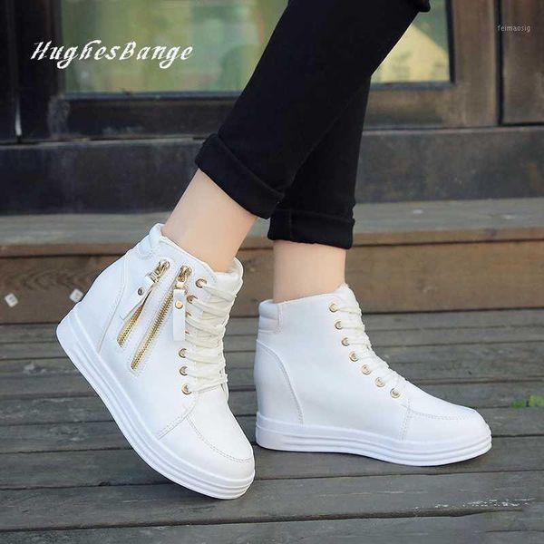 fashion boots women increased in the spring autumn white sneakers thick bottom lace up car zipper bare feet waterproof platform1, Black
fashion boots women increased in the spring autumn white sneakers thick bottom lace up car zipper bare feet waterproof platform1, Black