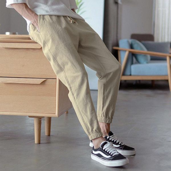 cotton linen joggers black men's harem pants harajuku fitness lace up spring mens trousers 2020 summer streetwear clothes male1
cotton linen joggers black men's harem pants harajuku fitness lace up spring mens trousers 2020 summer streetwear clothes male1