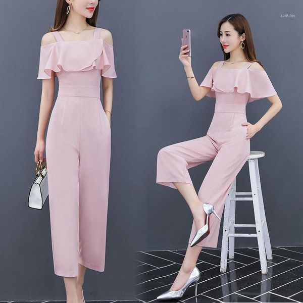 women's jumpsuits & rompers 2021 summer women casual off shoulder jumpsuit trousers loose overalls ladies high waist wide leg playsuit, Black;white
women's jumpsuits & rompers 2021 summer women casual off shoulder jumpsuit trousers loose overalls ladies high waist wide leg playsuit, Black;white