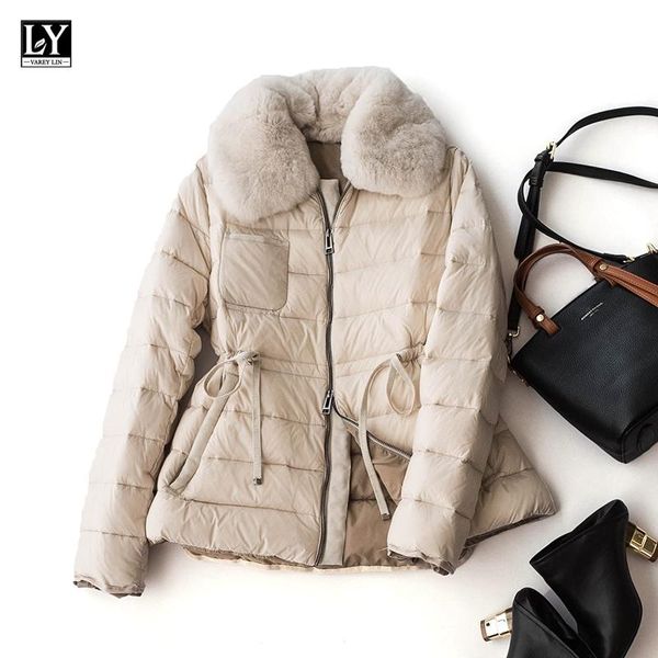 ly varey lin 2020 новая зима женщины 90% белая утка вниз пальто меха turn воротник pleasted карманы сыпучие теплое верхняя одежда, Black
ly varey lin 2020 новая зима женщины 90% белая утка вниз пальто меха turn воротник pleasted карманы сыпучие теплое верхняя одежда, Black