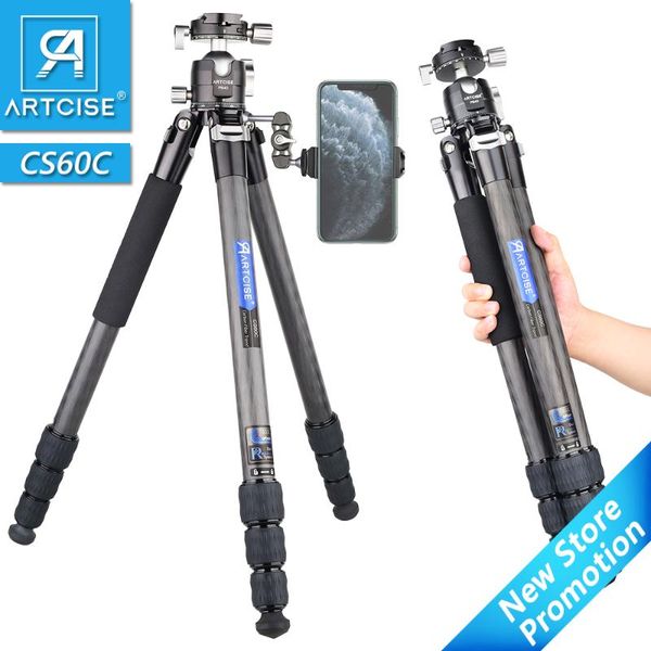 cs60c professional 10 layers carbon fiber tripod for dslr camera heavy duty 40mm low profile ball head compact structure 175cm
cs60c professional 10 layers carbon fiber tripod for dslr camera heavy duty 40mm low profile ball head compact structure 175cm