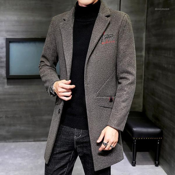 men's wool & blends men's woolen cloth business formal casual jacket 2021 long trench coat warm windbreaker korean plus velvet thi, Black
men's wool & blends men's woolen cloth business formal casual jacket 2021 long trench coat warm windbreaker korean plus velvet thi, Black