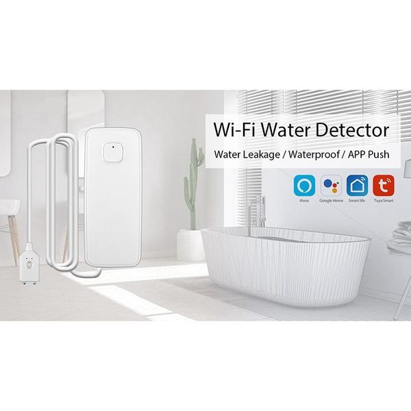 smart home sensor wifi water leak detector level leakage alarm house works with alexa google ifttt
smart home sensor wifi water leak detector level leakage alarm house works with alexa google ifttt