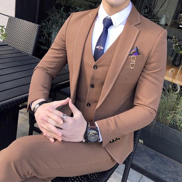 men's suits & blazers brand slim long retro suit jacket groom wedding dress blazer, White;black
men's suits & blazers brand slim long retro suit jacket groom wedding dress blazer, White;black