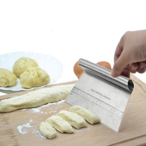 dough 50pcs stainless steel bench scraper, pizza cutter , measuring guide 15*11.5cm kitchen tools sn3273
dough 50pcs stainless steel bench scraper, pizza cutter , measuring guide 15*11.5cm kitchen tools sn3273