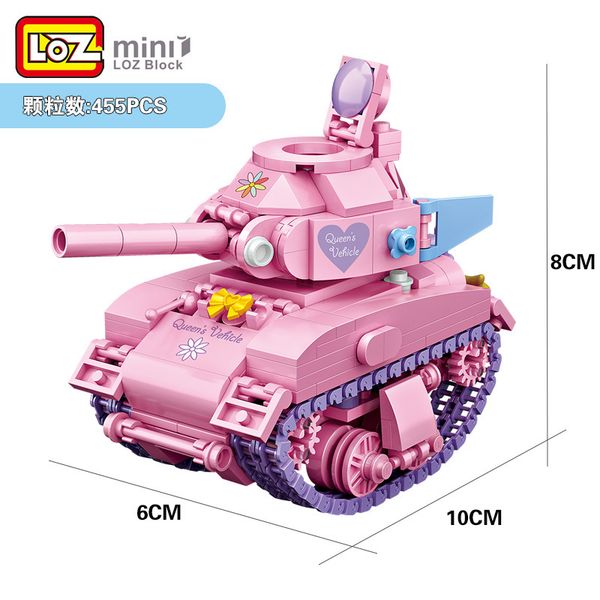 455pcs loz mini queen's vehicle tank loques building blocks creative diy girls limit collections gift toys for kids brinquedos q1217
455pcs loz mini queen's vehicle tank loques building blocks creative diy girls limit collections gift toys for kids brinquedos q1217