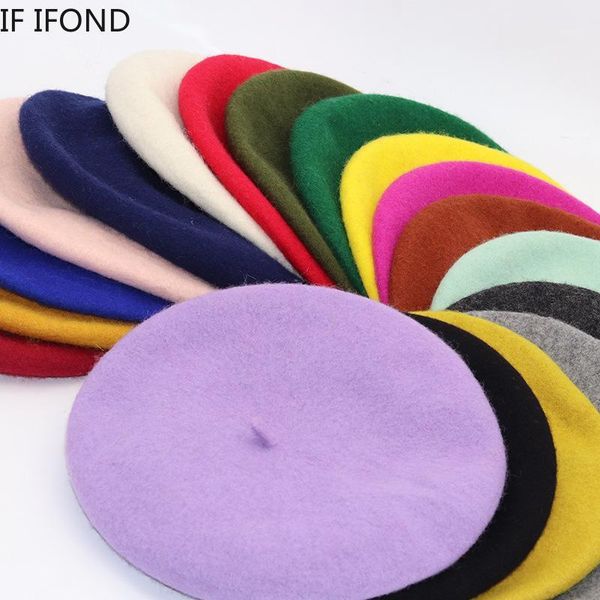 2020 spring winter warm faux wool beret hat french artist painter flat cap vintage hat solid color bonnet caps1, Blue;gray
2020 spring winter warm faux wool beret hat french artist painter flat cap vintage hat solid color bonnet caps1, Blue;gray