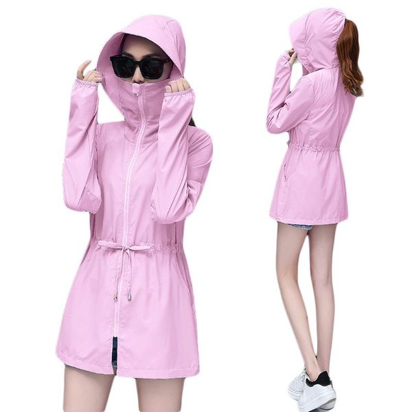 women's trench coats fashion coat windbreaker vintage roupas harajuku women long casaco feminino clothes hooded summer sun protection, Tan;black
women's trench coats fashion coat windbreaker vintage roupas harajuku women long casaco feminino clothes hooded summer sun protection, Tan;black
