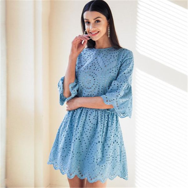 2021 new a-line embroidered girly dress the trumpet cotton around neck summer white y07x, Black;gray
2021 new a-line embroidered girly dress the trumpet cotton around neck summer white y07x, Black;gray
