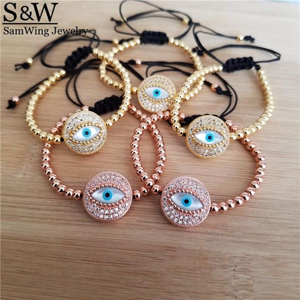 10pcs beads macrame cubic zirconia and blue eye mop charm bracelet turkish eye bracelet jewelry, Golden;silver
10pcs beads macrame cubic zirconia and blue eye mop charm bracelet turkish eye bracelet jewelry, Golden;silver