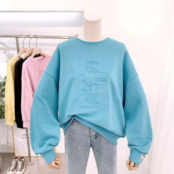 2020 new autumn 3d cartoon casual sweatshirt women plus size simple solid loose basic pullover coat students cute sweat, Black
2020 new autumn 3d cartoon casual sweatshirt women plus size simple solid loose basic pullover coat students cute sweat, Black