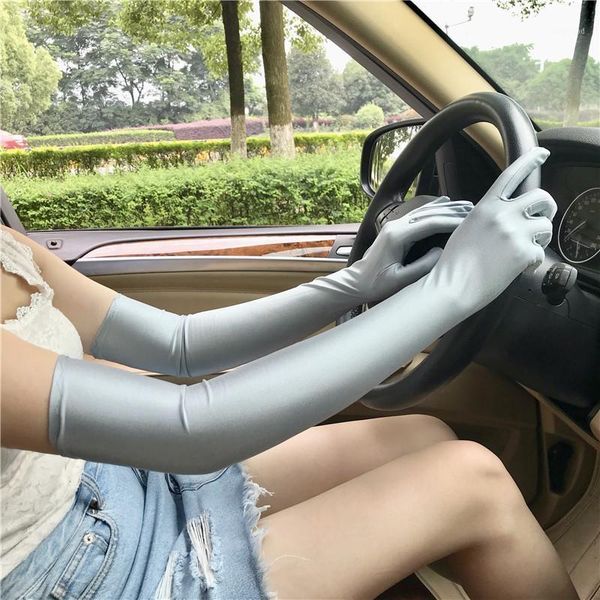 five fingers gloves women' fashionable x-long spandex ultra-stretch female driver driving riding instrument1, Blue;gray
five fingers gloves women' fashionable x-long spandex ultra-stretch female driver driving riding instrument1, Blue;gray