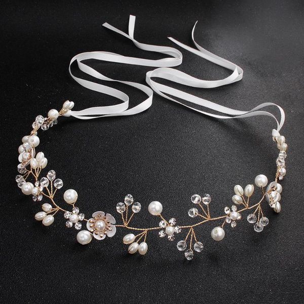 western wedding headdress satin ribbon hairband bohemian headpiece pearl bride headwear women headbands jewelry hair accessories, Golden;silver
western wedding headdress satin ribbon hairband bohemian headpiece pearl bride headwear women headbands jewelry hair accessories, Golden;silver