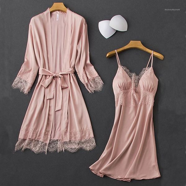 2pcs robe set women kimono gown lace patchwork bathrobe intimate lingerie satin nightdress nighty&robe suit casual homewear1, Black;red
2pcs robe set women kimono gown lace patchwork bathrobe intimate lingerie satin nightdress nighty&robe suit casual homewear1, Black;red