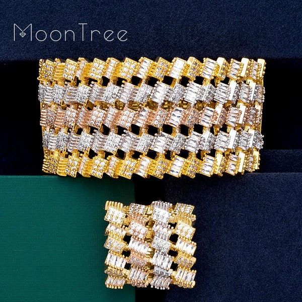 moontree luxury special luxury super cubic zirconia 3 tone color women width bracelet bangle earring ring set, Silver
moontree luxury special luxury super cubic zirconia 3 tone color women width bracelet bangle earring ring set, Silver