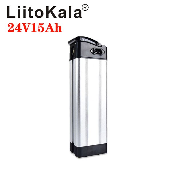 liitokala 24v 15ah 7s5p 18650 lithium battery pack electric bike battery 24v 250w 350w bicycle silver fish aluminum case
liitokala 24v 15ah 7s5p 18650 lithium battery pack electric bike battery 24v 250w 350w bicycle silver fish aluminum case