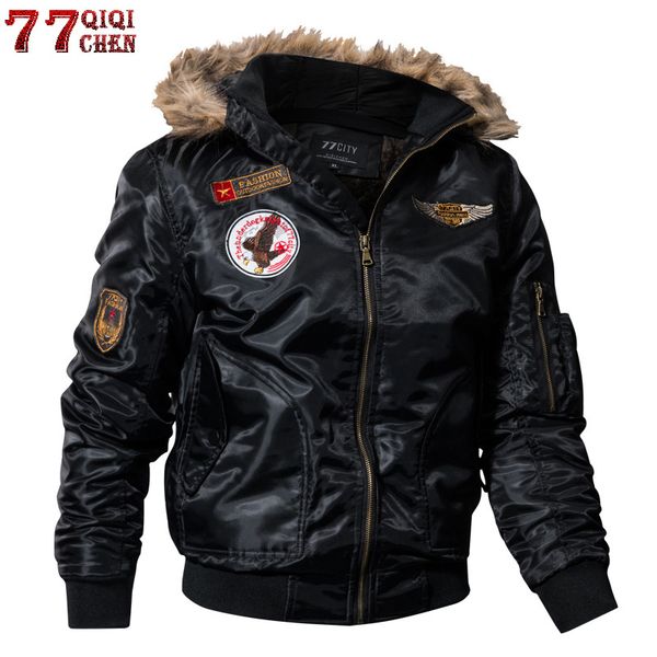 winter jacket men military fleece thicken tactics parkas male casual faux fur collar bomber coat plus size 4xl chaquetas hombre c1201, Black;brown
winter jacket men military fleece thicken tactics parkas male casual faux fur collar bomber coat plus size 4xl chaquetas hombre c1201, Black;brown