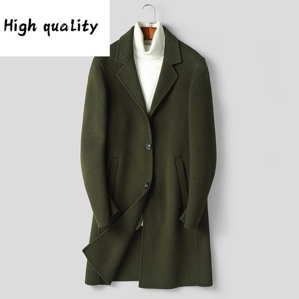 autumn spring 100% wool coat men long jacket korean fashion mens coats and jackets erkek mont 2020, Black
autumn spring 100% wool coat men long jacket korean fashion mens coats and jackets erkek mont 2020, Black