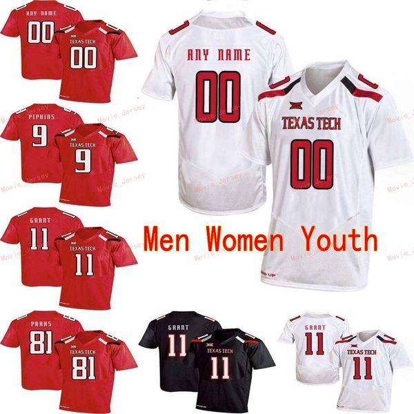 stitched custom 7 jett duffey 8 maverick mcivor 81 dave parks 84 erik ezukanma texas tech college men women youth jersey, Black
stitched custom 7 jett duffey 8 maverick mcivor 81 dave parks 84 erik ezukanma texas tech college men women youth jersey, Black