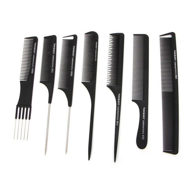 1pc black plastic fine-tooth hairdressing hair style salon anti-static comb 1 wmtaye, Silver
1pc black plastic fine-tooth hairdressing hair style salon anti-static comb 1 wmtaye, Silver
