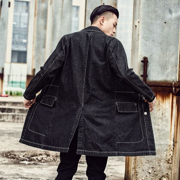 2020 men long black vintage jacket jackets version denim thin men's clothes big size trench . 6khl, Tan;black
2020 men long black vintage jacket jackets version denim thin men's clothes big size trench . 6khl, Tan;black