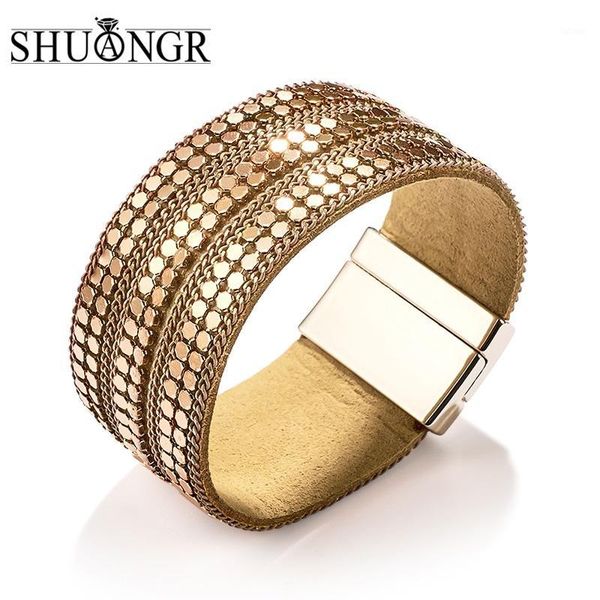 shuangr multilayer buckle leather bracelets & bangles rivet bracelet for women men multicolor fashion bijoux1, White
shuangr multilayer buckle leather bracelets & bangles rivet bracelet for women men multicolor fashion bijoux1, White