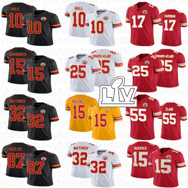 15 patrick mahomes 87 travis kelce 10 tyreek hill 25 clyde edwards-helaire tyrann mathieu mecole hardman frank clark jersey, Black;red
15 patrick mahomes 87 travis kelce 10 tyreek hill 25 clyde edwards-helaire tyrann mathieu mecole hardman frank clark jersey, Black;red