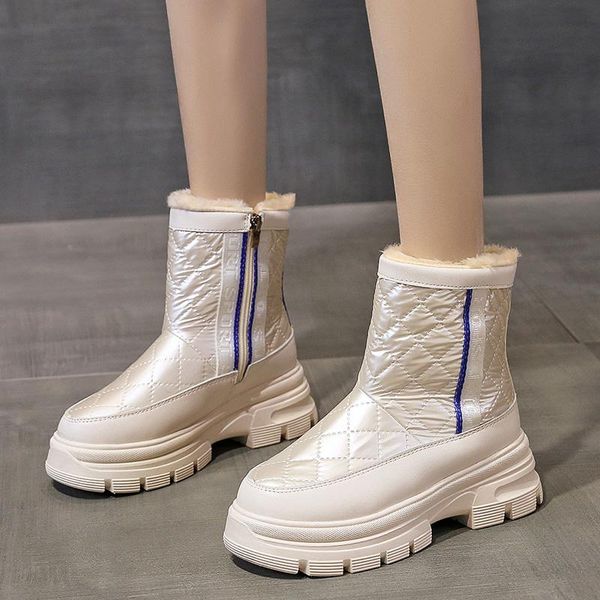 boots lucyever winter ladies thicken plush warm cotton padded shoes chunky platform ankle women non slip waterproof snow, Black
boots lucyever winter ladies thicken plush warm cotton padded shoes chunky platform ankle women non slip waterproof snow, Black