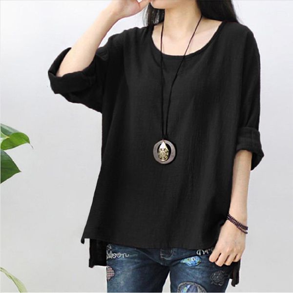 5xl womens plus size linen blouses summer casual half sleeve clothes solid loose cotton ladies blusas mujer de moda 2020, White
5xl womens plus size linen blouses summer casual half sleeve clothes solid loose cotton ladies blusas mujer de moda 2020, White