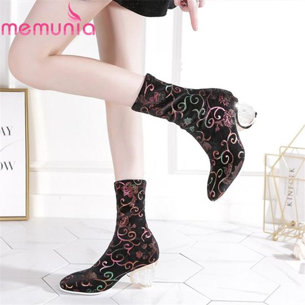 boots memunia 2021 est women ankle slip on autumn high heels fashion print stretch ladies party dress shoes, Black
boots memunia 2021 est women ankle slip on autumn high heels fashion print stretch ladies party dress shoes, Black