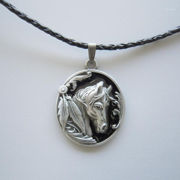 new classic black enamel western horse oval metal charm pendant leather necklace neck tie also stock in us1, Blue;purple
new classic black enamel western horse oval metal charm pendant leather necklace neck tie also stock in us1, Blue;purple