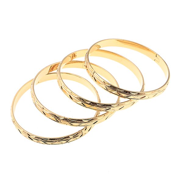 gold color copper bangles for women fashion african arabian jewelry 4pcs bangle bracelet gifts, White
gold color copper bangles for women fashion african arabian jewelry 4pcs bangle bracelet gifts, White