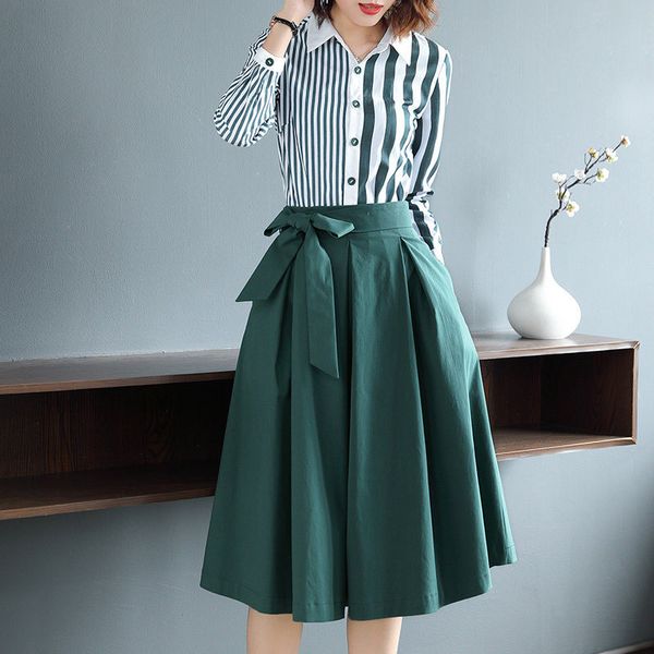 casual of two parts and luxury skirt feminine striped femme deux pieces year-old women's attire 6hgo, White
casual of two parts and luxury skirt feminine striped femme deux pieces year-old women's attire 6hgo, White