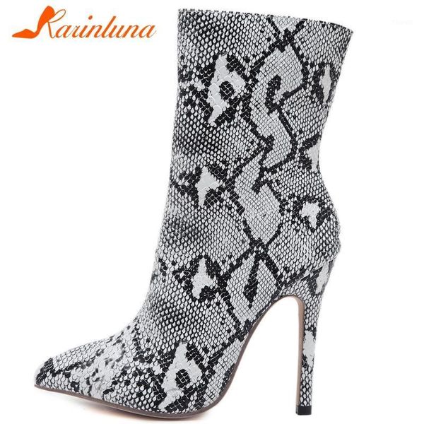 karin new ladies 2020 party boots fashion thin high heels ankle boots women ins snake prints shoes woman1, Black
karin new ladies 2020 party boots fashion thin high heels ankle boots women ins snake prints shoes woman1, Black