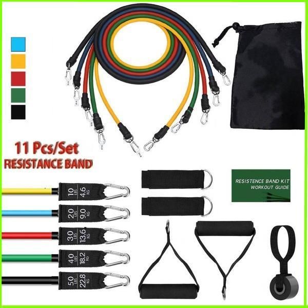 11pcs resistance bands set expander yoga exercise fitness rubber tubes band stretch training home gyms workout elastic pull rope1
11pcs resistance bands set expander yoga exercise fitness rubber tubes band stretch training home gyms workout elastic pull rope1