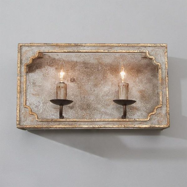 wall lamp french country personalized old wooden frame washed gray gold corridor aisle homestay hall
wall lamp french country personalized old wooden frame washed gray gold corridor aisle homestay hall