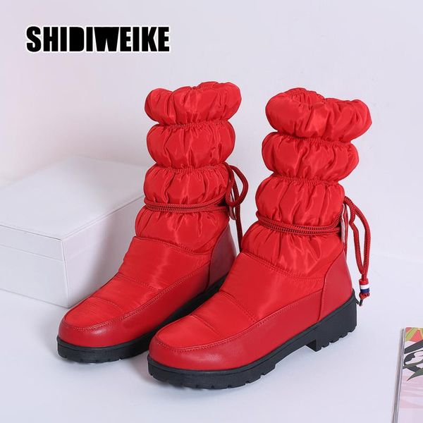 down cloth warm winter snow boots women's flat heel waterproof mid-calf warm boots fashion plush cotton 34-43 va195, Black
down cloth warm winter snow boots women's flat heel waterproof mid-calf warm boots fashion plush cotton 34-43 va195, Black