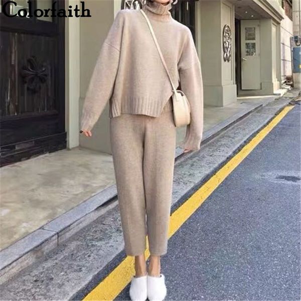 colorfaith new autumn winter woman sets two piece set pullovers pants lounge wear knitting split minimalist style ws8222 201110, White
colorfaith new autumn winter woman sets two piece set pullovers pants lounge wear knitting split minimalist style ws8222 201110, White