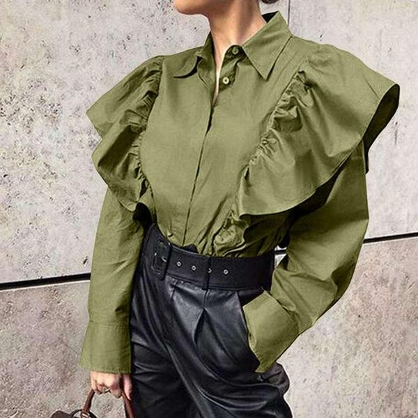 women long sleeve ladies blouses party tunic vonda 2020 female casual office lady shirts plus size ruffles blusas s-5xl, White
women long sleeve ladies blouses party tunic vonda 2020 female casual office lady shirts plus size ruffles blusas s-5xl, White