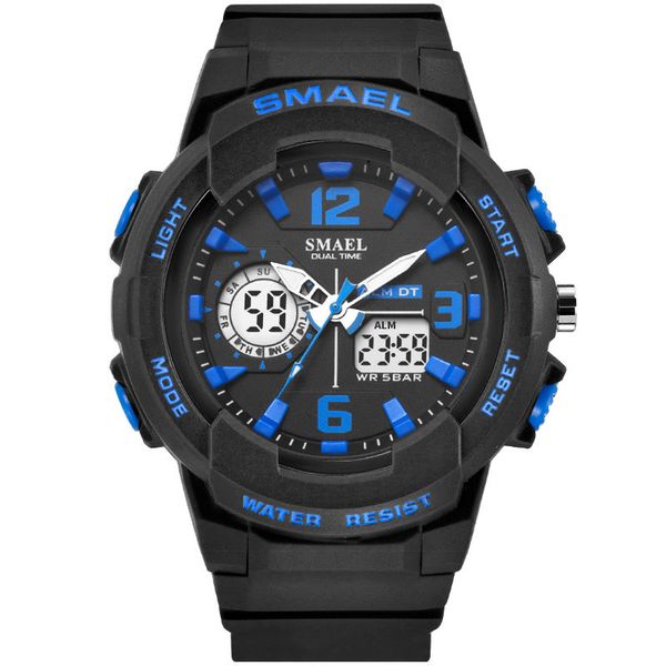 new smael 42.2mm 1643 quartz ditigal lovers watch mens student multifunction girl boy blue inner sport watches a10a2, Slivery;brown
new smael 42.2mm 1643 quartz ditigal lovers watch mens student multifunction girl boy blue inner sport watches a10a2, Slivery;brown