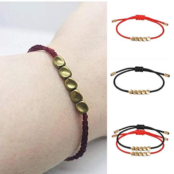 newly copper beads bracelet adjustable handmade buddhist bracelet lucky rope hand chain dod886, Golden;silver
newly copper beads bracelet adjustable handmade buddhist bracelet lucky rope hand chain dod886, Golden;silver