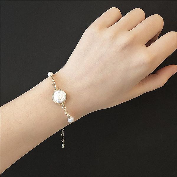 hand-wound weaving baroque pearl bracelet for women jewelry charm bracelets party wedding birthday accessories, Golden;silver
hand-wound weaving baroque pearl bracelet for women jewelry charm bracelets party wedding birthday accessories, Golden;silver