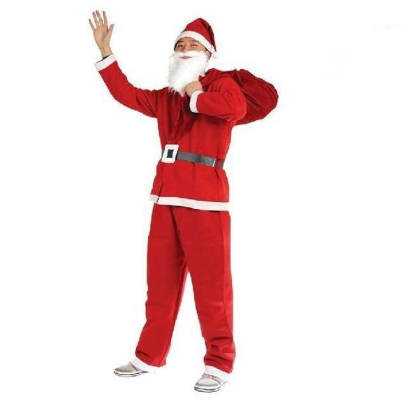 christmas decorations costume 5 piece set santa claus clothes props non-woven clothing costumes1
christmas decorations costume 5 piece set santa claus clothes props non-woven clothing costumes1
